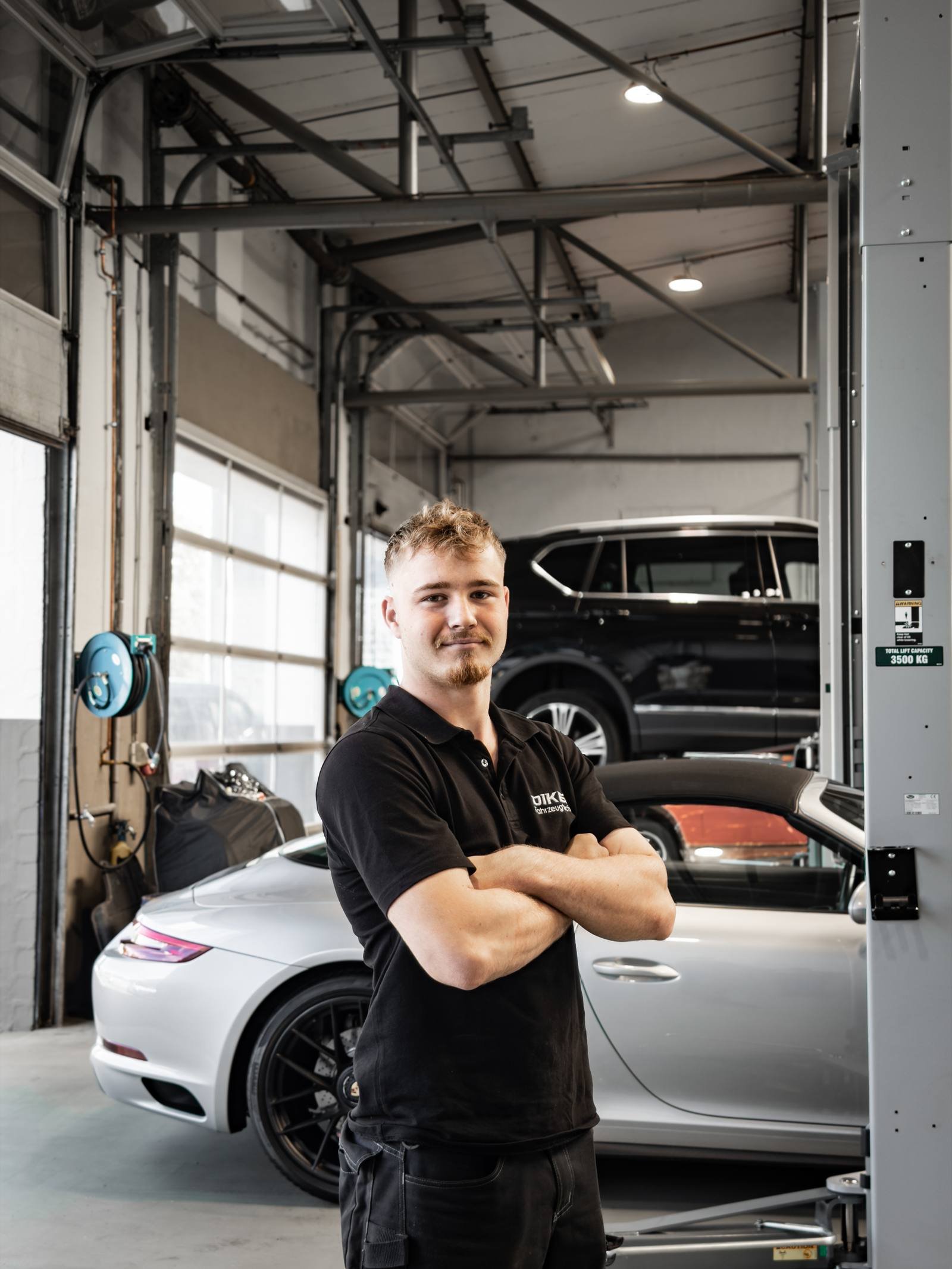 Lukas Rebing, Auszubildender
